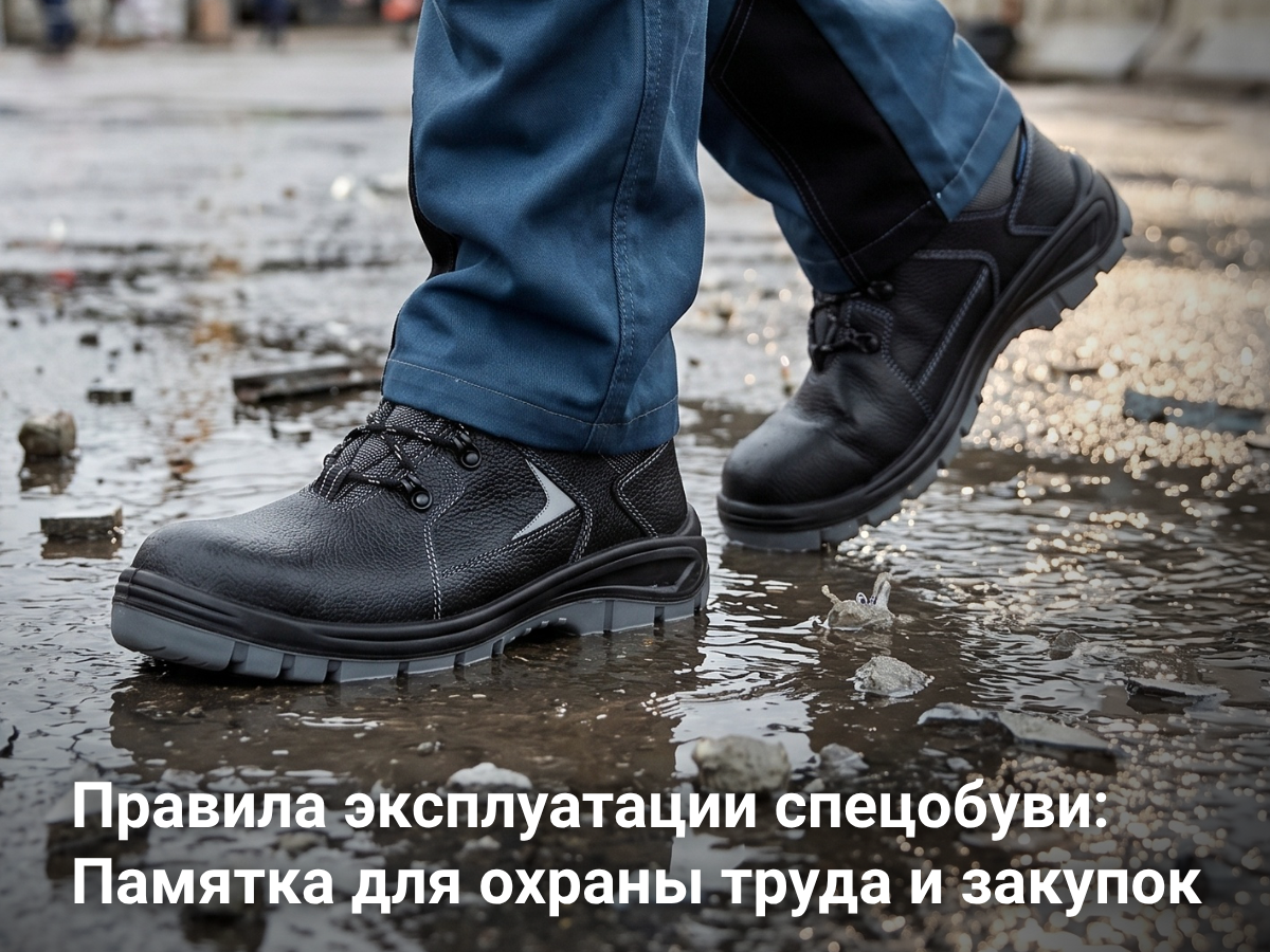 Ключевые правила эксплуатации рабочей обуви