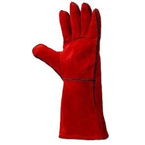 Краги спилковые пятипалые с подкладкой